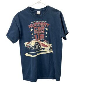 Drag Racing T Shirt Hunnert Car Heads Up Union Grove WI Great Lakes Dragway